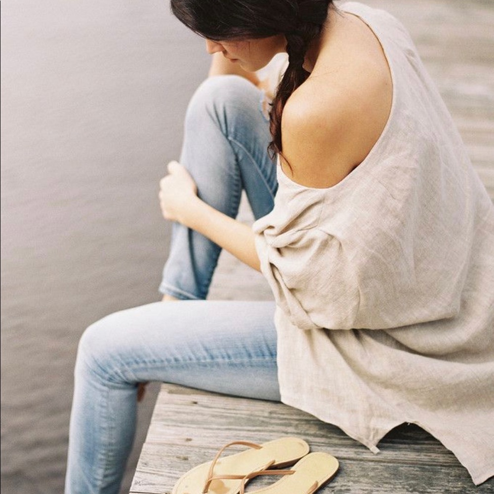 Signora e Mare linen top